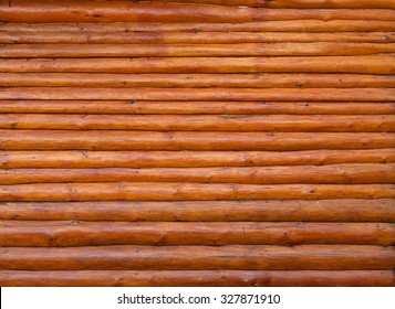 Background Wall Of Wooden Cabin