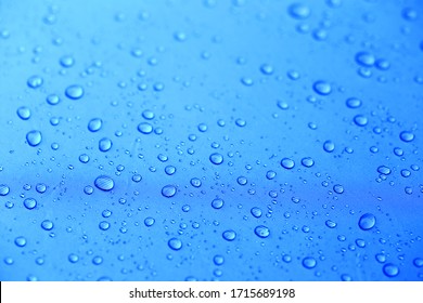 Blue Water Droplets High Res Stock Images Shutterstock