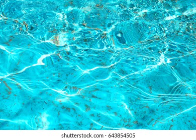 Background of water in the pool