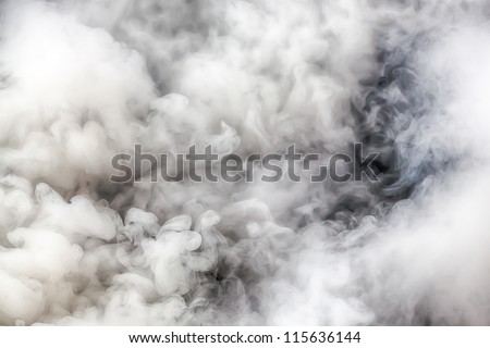 Background of white smoke