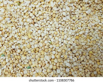 background of yellow peas. macro