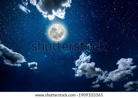 Similar – Bright night clouds over Mannheim