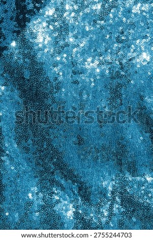 Backgrounds and Textures. Blue sequin background. Glittering Blue Background. Photo Booth Drapes. Sequin Curtains. Shimmering Blue Drapes. Luxurious sparkling sequins curtain. Drapes. Blue. Art.  

