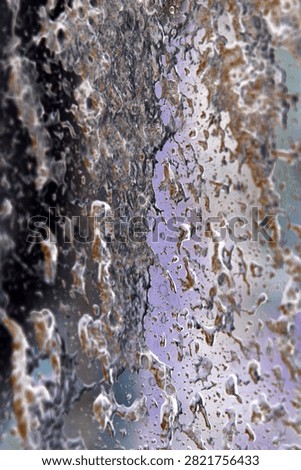 Backgrounds and Textures. Soap and Water splash and spread upon a glass window. Water on glass. Wet Background. Liquid Dreams. Water washes away dirt. Car Wash. Wet Window. Bubble Bath. Water on glass