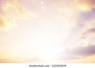 Backgrounds Vintage Soft Sky With Sunlight