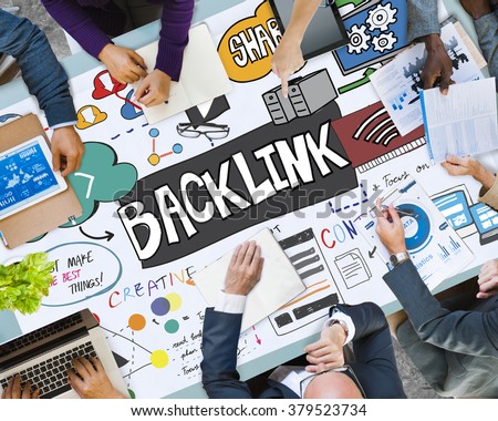 Backlink Hyperlink Internet Connection Online Network Concept