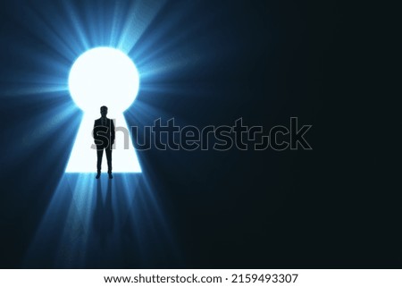 Similar – Image, Stock Photo ray of hope Young woman