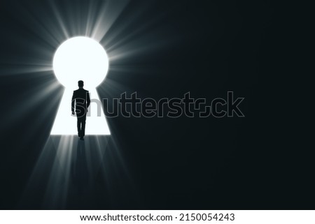 Similar – Image, Stock Photo ray of hope Young woman