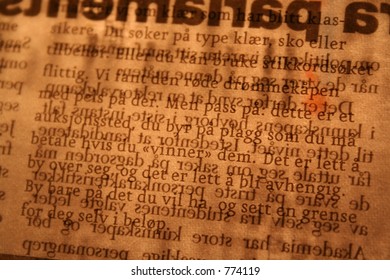 Backlit newspaper texture 4 - Shutterstock ID 774119