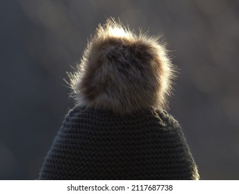 Backlit winter hat with PomPom