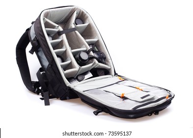  backpack isolated on white