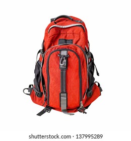 Backpack Isolated W/ Path