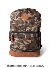 backpack on a white background
