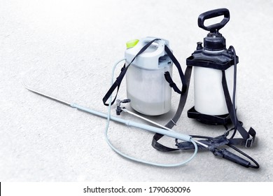 a Backpack spreader and sprayer