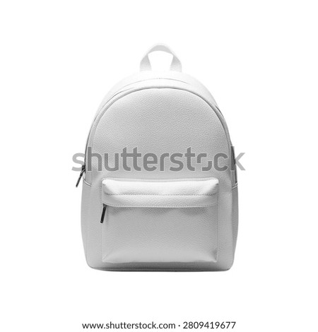 Backpack white mockup, plain white backpack for mockup.
