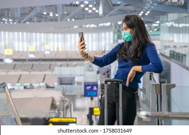 ชื่อ
Backpacker Travelers Asian Women Wearing Masks Covid 19 Disease Prevention And Arrive At The Airport To Travel Abroad Back Home.Vacation, Holiday And Travel Concept