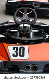 Backside Of An Racing Go Kart With Focus On Participant Number 30