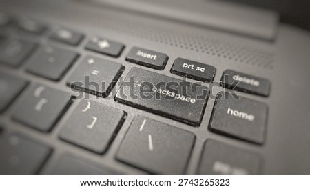 The backspace key is a keyboard button, usually located above Enter, that deletes the character immediately to the left of the cursor, moving it backward.