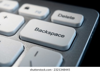 Backspace key on white keyboard