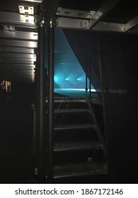 Backstage At Concert Steps Leading To Stage 