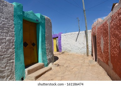 Backstreets in Harar, Ethiopia
