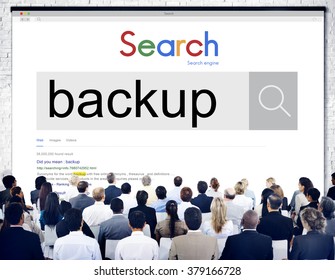 Backup Data Reserve Information Security Storage Concept