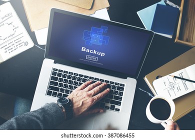 Backup Data Storage Database Restore Safety Security Concept