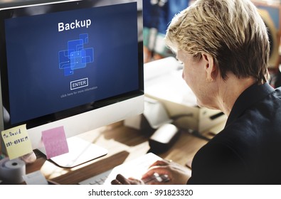 Backup Data Storage Database Restore Safety Security Concept