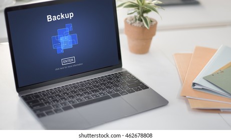 Backup Data Storage Database Restore Safety Security Concept
