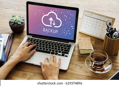 Backup is making extra copies of data. - Shutterstock ID 619374896