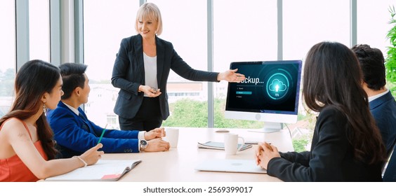 Backup Storage Data Internet Technology Business concept. Database storage cloud technology file data transfer sharing, cyber, big data information, internet banking application download upload snugly