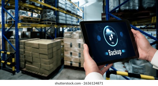 Backup Storage Data Internet Technology Business concept. Database storage cloud technology file data transfer sharing, cyber, big data information, internet banking application download upload snugly - Powered by Shutterstock - Get 15% off with code: PIKWIZARD15