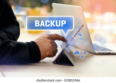 Backup, Technology Concept