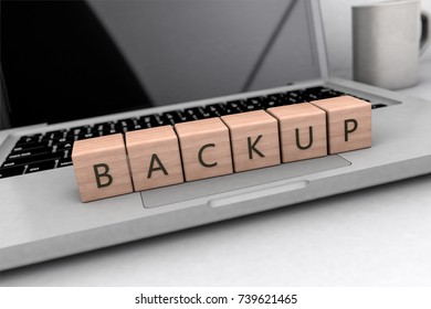 Backup text concept