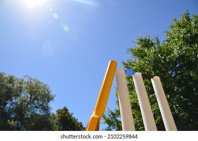 Backyard Cricket On A Hot Summer's Day