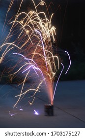 Backyard Fireworks On The Fourth Of July