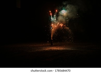 Backyard Fireworks On The Fourth Of July 