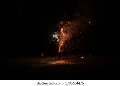 Backyard Fireworks On The Fourth Of July 