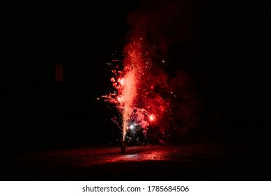 Backyard Fireworks On The Fourth Of July 