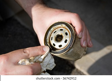 A Backyard Mechanic Wipes The Seal Of  A Slightly Used Oil Filter To Reuse It For An Additional 3000 Miles.  Others Prefer To Replace Them Each And Every Oil Change.