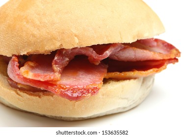 Bacon Bap Sandwich.