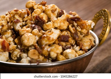 bacon caramel popcorn  - Shutterstock ID 1045286227