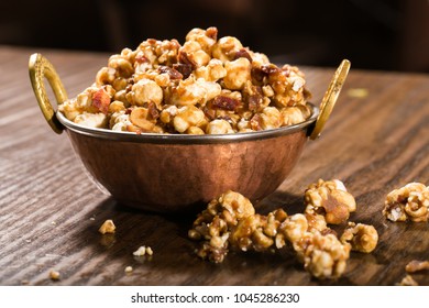 bacon caramel popcorn  - Shutterstock ID 1045286230
