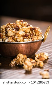bacon caramel popcorn  - Shutterstock ID 1045286233