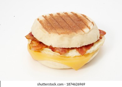 Bacon, Egg And Cheese On An English Muffin