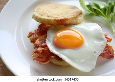 Bacon & Egg, English Muffin Breakfast Sandwich