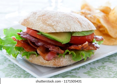 Bacon Lettuce Tomato And Avocado Sandwich