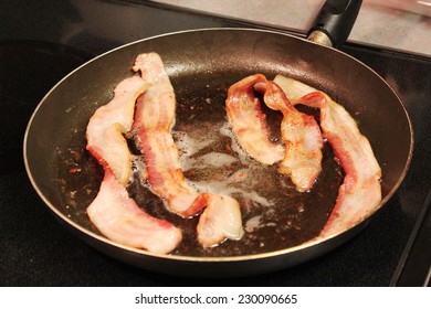 Bacon On A Frying Pan