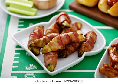 Bacon Wrapped Avocado, Game Day Appetizer, Super Bowl Food