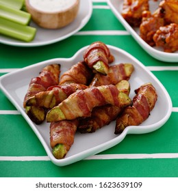 Bacon Wrapped Avocado, Game Day Appetizer, Super Bowl Food